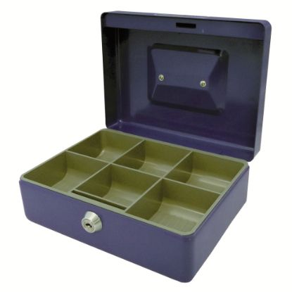 Picture of ESSELTE CLASSIC CASH BOX NO8 BLUE