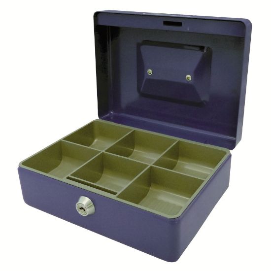 Picture of ESSELTE CLASSIC CASH BOX NO8 BLUE