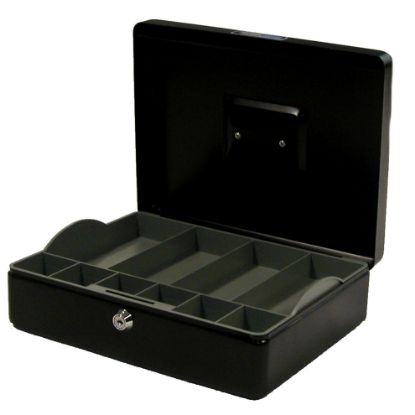 Picture of ESSELTE CLASSIC CASH BOX NO12 BLACK