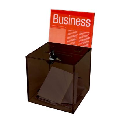 Picture of ESSELTE BALLOT BOX LARGE SMOKE