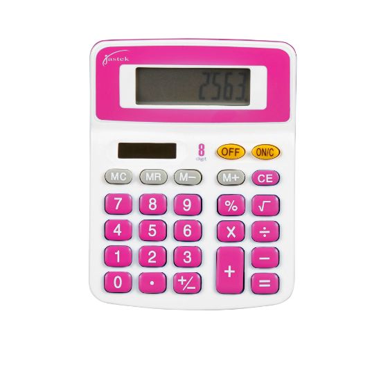 Picture of JASTEK DESKTOP CALC ASST COLOURS