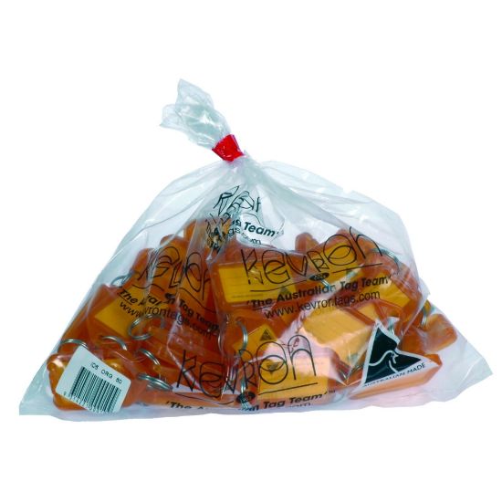 Picture of KEVRON ID5 KEYTAGS ORANGE BAG50