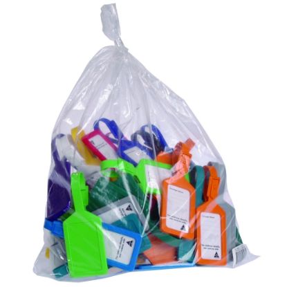 Picture of KEVRON ID4 LUGGAGE TAGS ASSORTED BAG 50