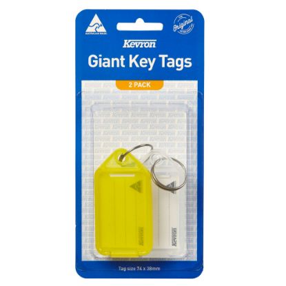 Picture of KEVRON ID30 KEYTAGS GIANT ASSORTED PK2