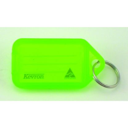 Picture of KEVRON ID38 KEYTAGS FLUORO GREEN BAG 50
