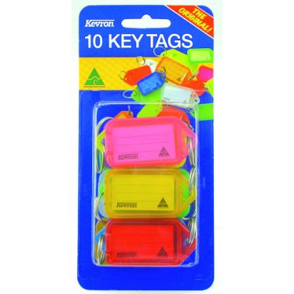 Picture of KEVRON ID38 KEYTAGS FLUORO ASSORTED PK10