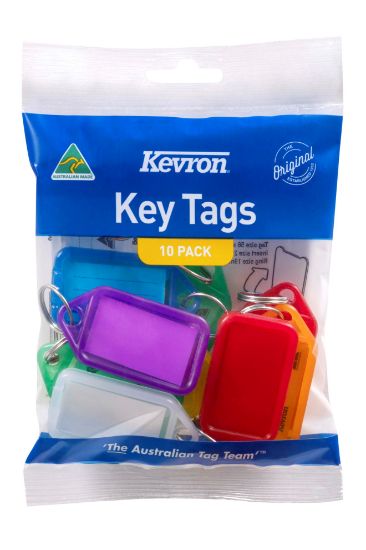 Picture of KEVRON ID5PP10BW KEYTAGS ASST PK10