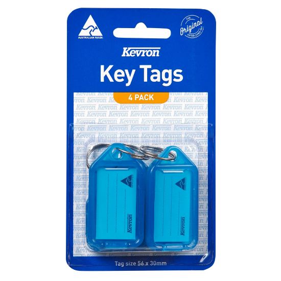 Picture of KEVRON ID5 KEYTAGS BLUE PK4