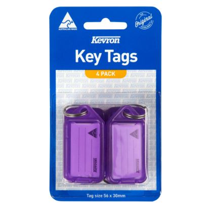 Picture of KEVRON ID5 KEYTAGS LILAC PK4