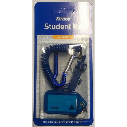 Picture of KEVRON STUDENT KIT BLUE 4 PCS