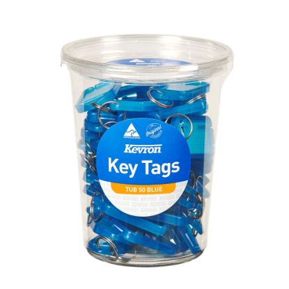 Picture of KEVRON ID5 KEYTAGS BLUE DISP TUB 50