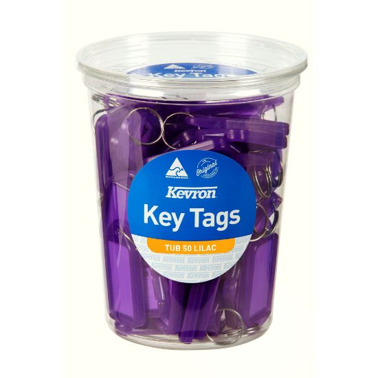 Picture of KEVRON ID5 KEYATGS LILAC DISP TUB 50