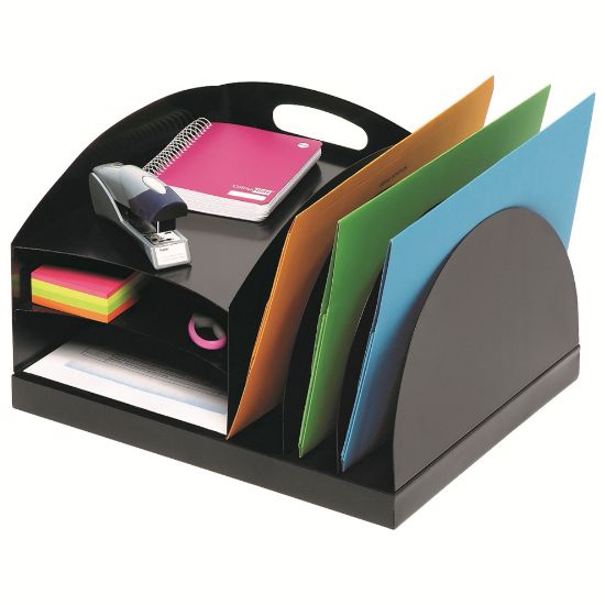 Picture of MBG METAL ORGANISER 2 WAY CURVED BLK