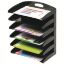 Picture of MBG METAL ORGANISER 6 TIER CURVED BLK