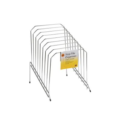 Picture of MBG STEP FILE ORGANISER WIRE SIL LGE