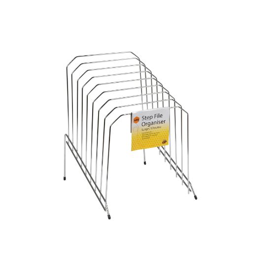 Picture of MBG STEP FILE ORGANISER WIRE SIL LGE