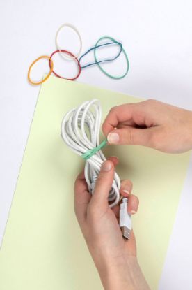 Picture of MBG RUBBER BANDS COLOURED ASSTD 100G