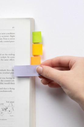 Picture of NOTES RAINBOW PAGE MARKERS 20X50MM
