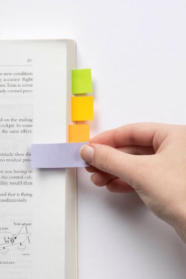 Picture of NOTES RAINBOW PAGE MARKERS 20X50MM