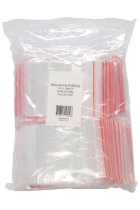 Picture of MBG RESEALABLE POLYBAGS 125X100MM PK1000
