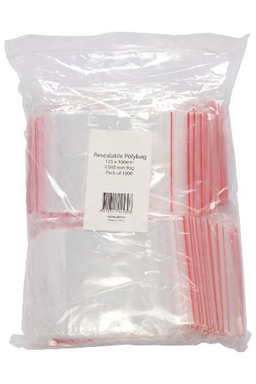 Picture of MBG RESEALABLE POLYBAGS 125X100MM PK1000