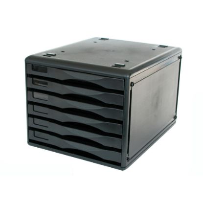 Picture of METRO 3439 MDSS B4 6 DRAWERS BLACK
