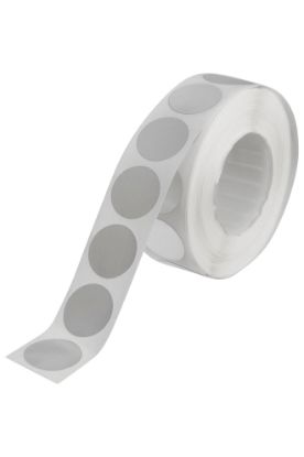 Picture of QUIKSTIK LBL DISP CIRCLE REPO 14MM SLVR
