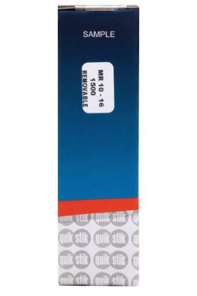 Picture of QUIKSTIK LBL DISP RECT REPO 10X16MM WH