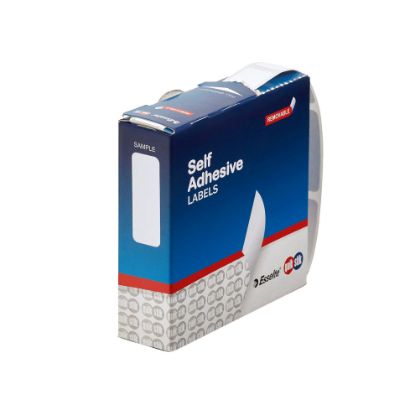 Picture of QUIKSTIK LBL DISP RECT REPO 13X35MM WH