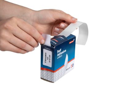 Picture of QUIKSTIK LBL DISP RECT REPO 24X40MM WH