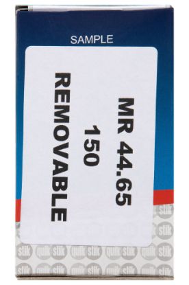 Picture of QUIKSTIK LBL DISP RECT REPO 44X65MM WH