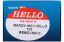 Picture of QUIKSTIK LBL DISP OVL HELLO REPO 4 X63MM