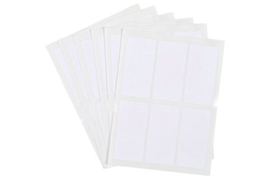 Picture of QUIKSTIK HANGSELL RECT PERM 24X49MM WHT