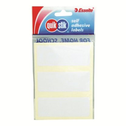 Picture of QUIKSTIK HANGSELL RECT PERM 29X76MM WHT