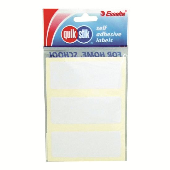 Picture of QUIKSTIK HANGSELL RECT PERM 29X76MM WHT