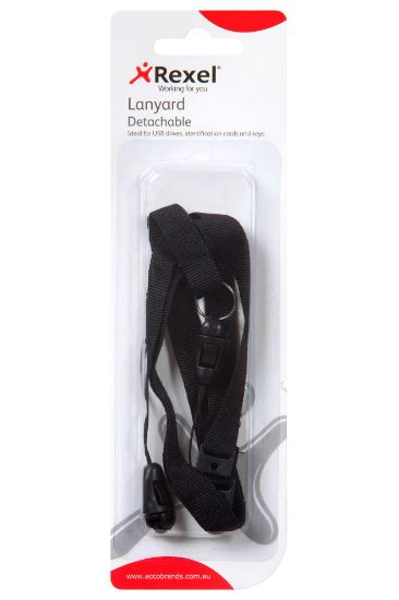 Picture of REXEL LANYARD FOR USB BLACK