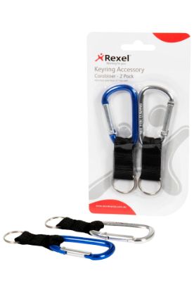 Picture of RXL CARABINEER KEY RING ASTD PK 2