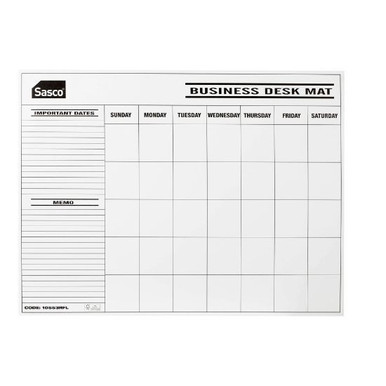 Picture of SCO UNDATED DESK PLANNER REFILL PK12
