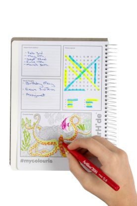 Picture of CH NOTEBOOK A5 200 PAGE BLACK
