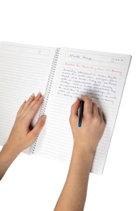 Picture of CH NOTEBOOK A4 120 PAGE BLACK