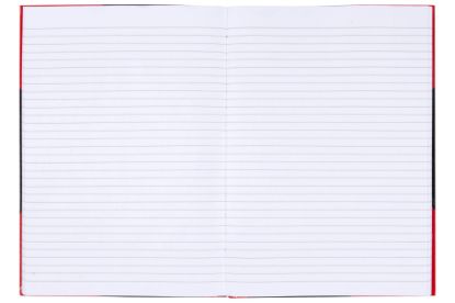 Picture of CMBLD RD & BLK NOTEBK GLOSS A4 150 LEAF