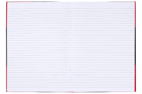 Picture of CMBLD RD & BLK NOTEBK GLOSS A4 150 LEAF