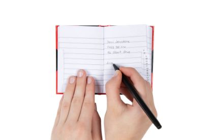 Picture of CMBLD RB NOTEBK GLOSS A7 100 LEAF INDXD