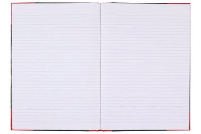 Picture of CMBLD RD & BLK NOTEBK A4 100 LEAF