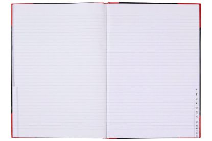 Picture of CMBLD RD & BLK NOTEBK A4 100 LEAF INDXD