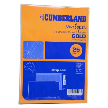 Picture of CMB ENV STP SEAL PKT C5 GLD BX500