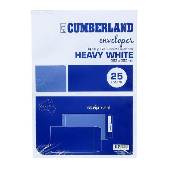 Picture of CMB ENV STP SEAL HVY PKT B4 WH BX250