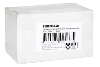 Picture of CMBLD PCKG ENVL YW INV ENC 155X115 BX500