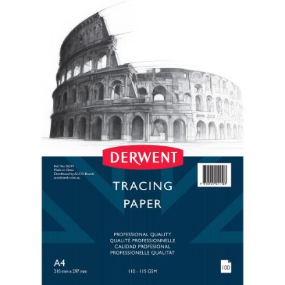 Picture of DERWENT TRACING PAPR 110-115GSM A4 PK10