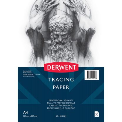Picture of DERWENT TRACING PAPER 60GSM A4 PAD 50SHT